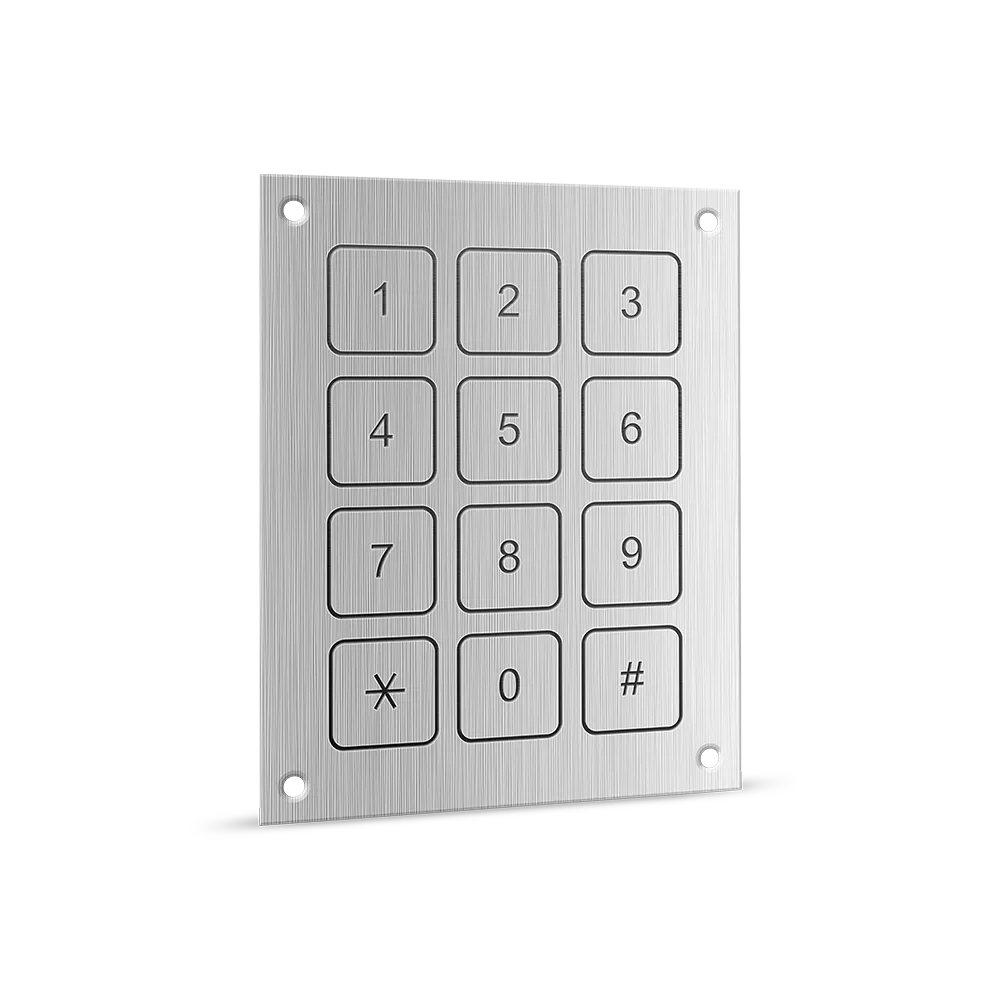 Touch Metal Piezo Keypad