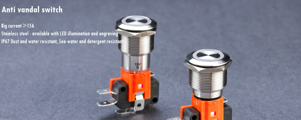 High Current Anti Vandal Switches >15A