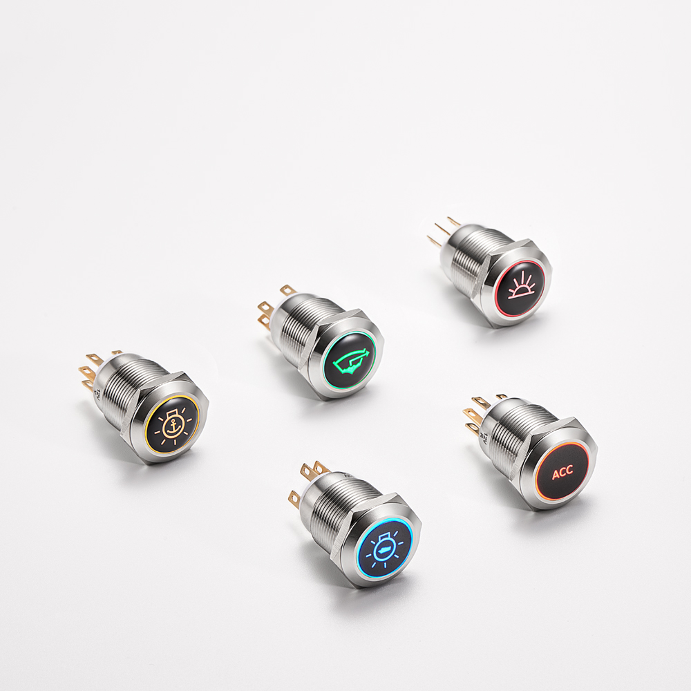 LED-schakelaar met achtergrondverlichting Labelkit