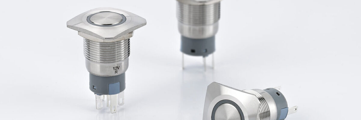 Square bezel anti-vandal switch Square bezel anti-vandal switch