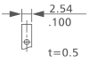 Klemmengröße Dip Tab