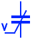 Voltage-Dependent Capacitor Symbol