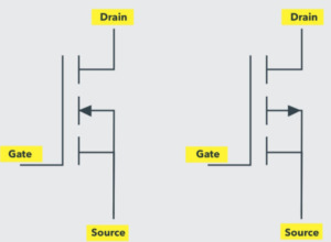 MOSFET Anahtar Sembolü