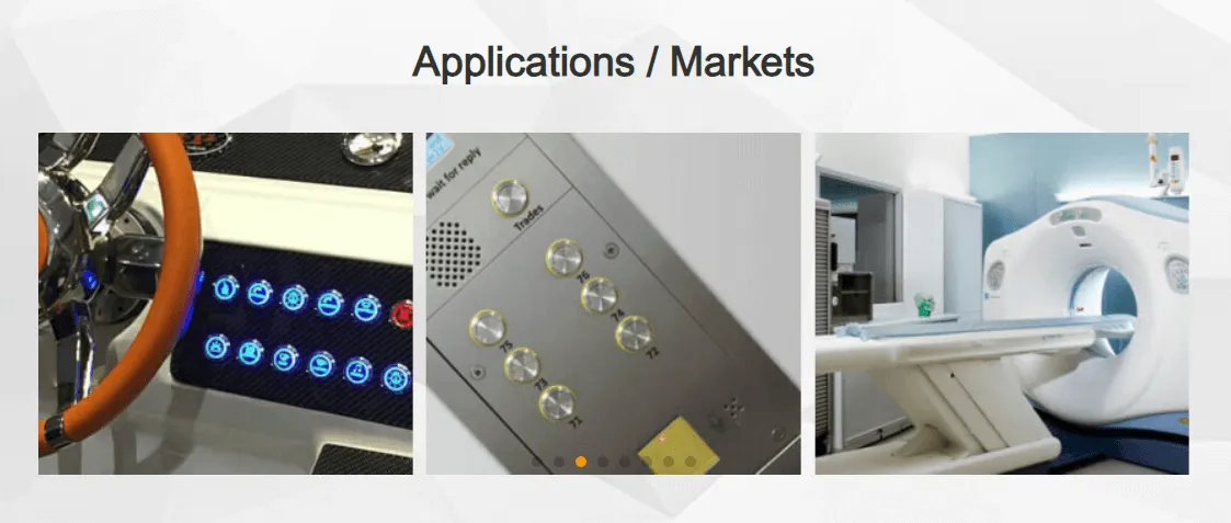 Реальные примеры применения емкостных переключателей