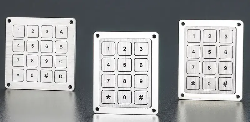 Avantages de l'utilisation de claviers tactiles piézoélectriques dans les systèmes de sécurité