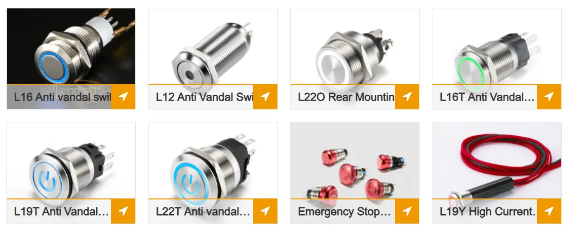 Latching Push Button Switches