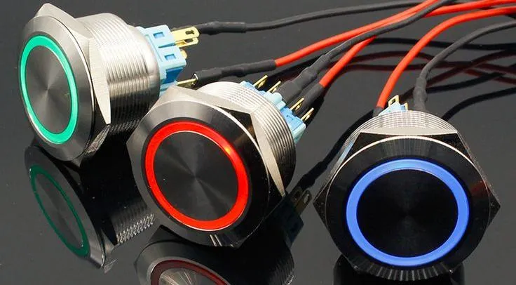 Levier Bouton Start Voiture - Accessoire Design Intérieur Auto, Démarreur Joystick