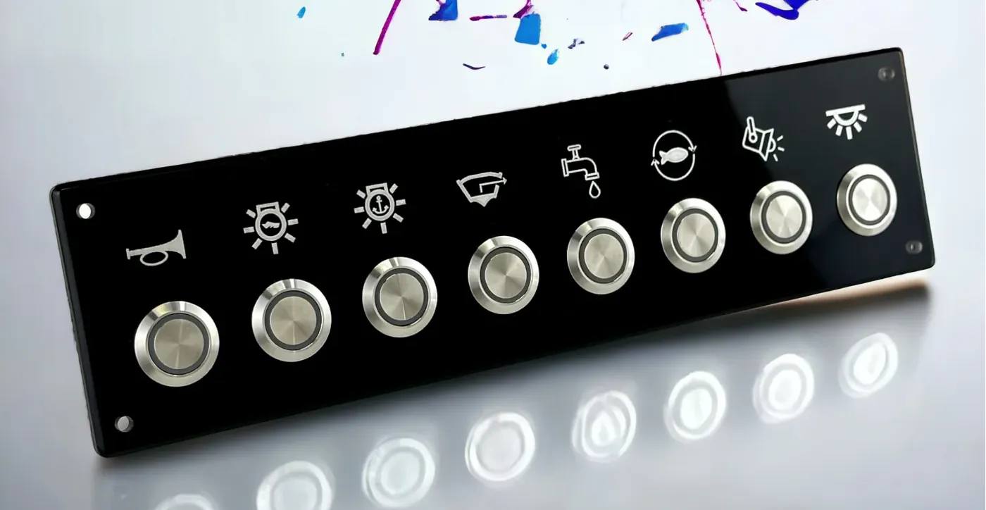 How Do Capacitive Switches Function Through Acrylic Panels