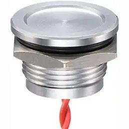 PZ16 Piezo Switch de cabeça côncava de 16 mm