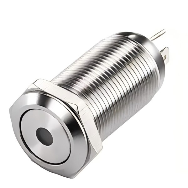 Interruttore antivandalo illuminato a led Langir 12 mm Dot