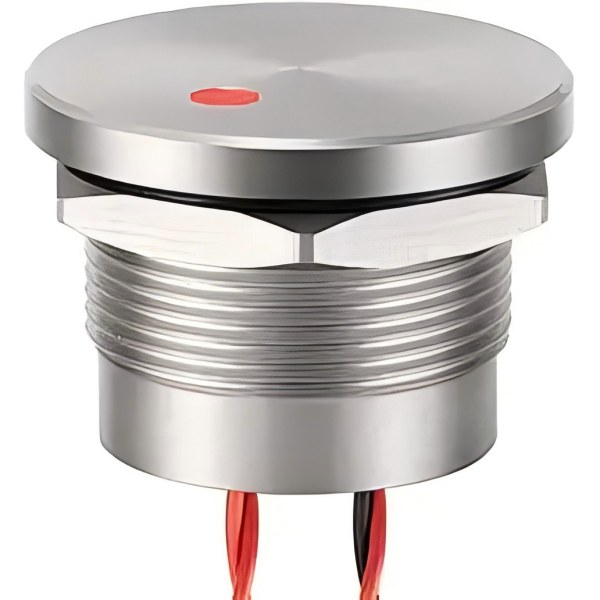 Langir Bi color dot illuminated stainless steel piezo switch
