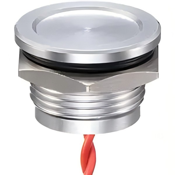 Langir Round flat head stainless steel piezo switch with momentary