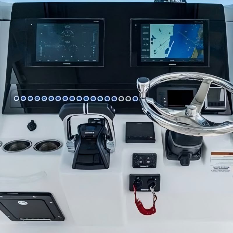 Langir custom piezo switches for marine control panel